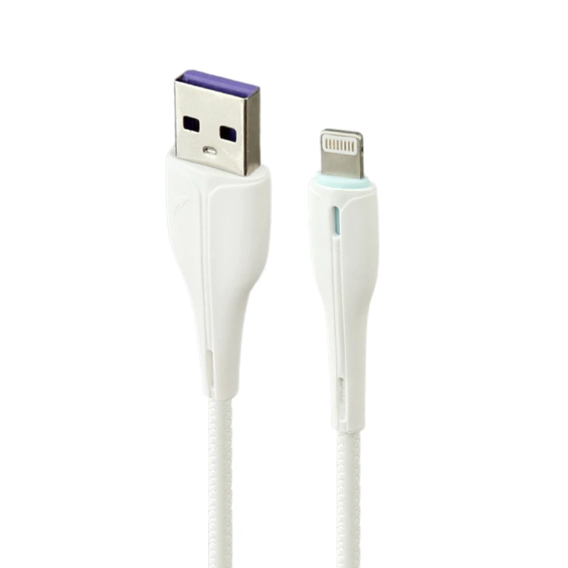 کابل لایتنینگ فست شارژ 3 آمپر اسکای دلفین S48L طول 1 متر