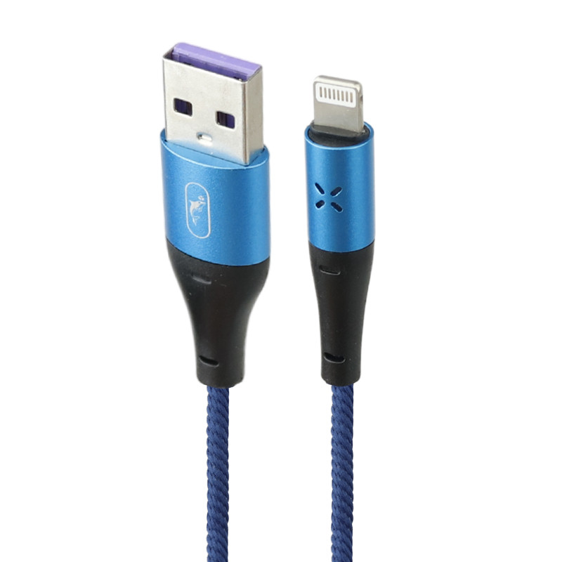 کابل آیفونی فست شارژ Sky dolphin S49L 3A 1m