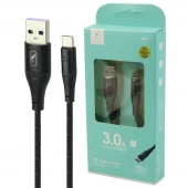 کابل تایپ سی فست شارژ 3 آمپر اسکای دلفین S49T طول 1 متر