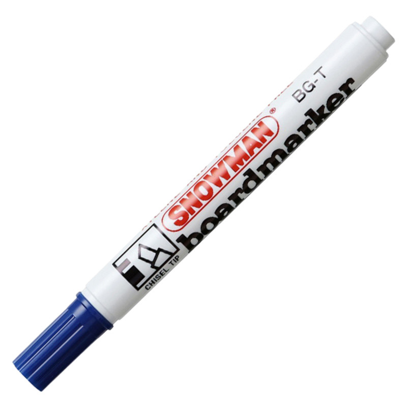 ماژیک وایت برد اسنومن نوک تخت Snowman BG-12T بسته 12 عددی