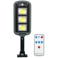 چراغ دیواری&nbsp;سنسوردار خورشیدی Solar Sensor Light 75LED + ریموت کنترل