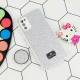 قاب شاینی Swarovski محافظ لنزدار + پاپ سوکت Samsung Galaxy A03s