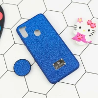 قاب شاینی Swarovski + پاپ سوکت Samsung Galaxy A11