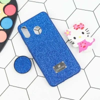 قاب شاینی Swarovski + پاپ سوکت Samsung Galaxy A20