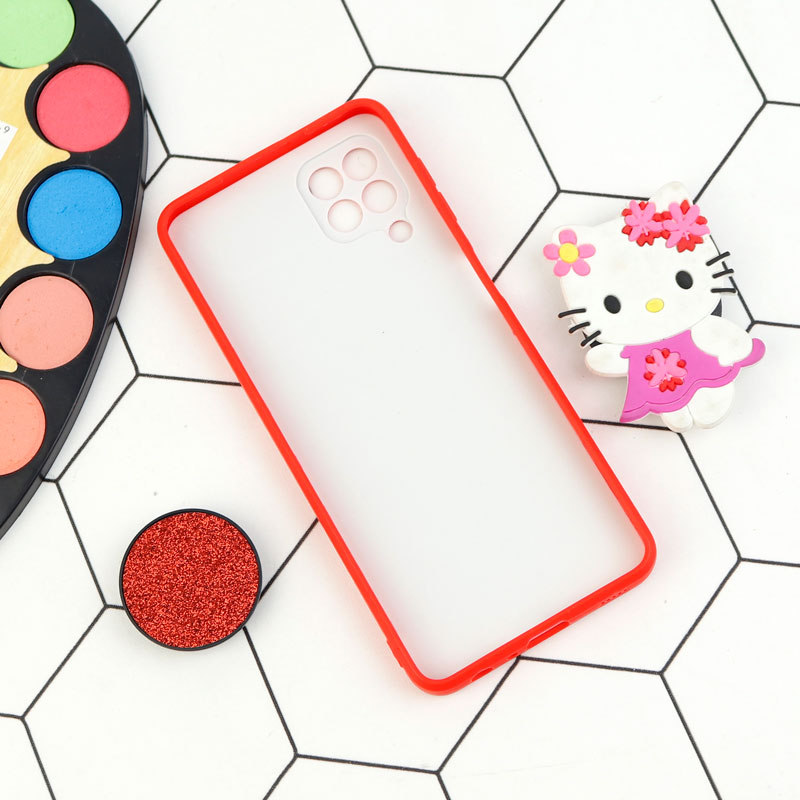 قاب شاینی Swarovski محافظ لنزدار + پاپ سوکت Samsung Galaxy A22 4G