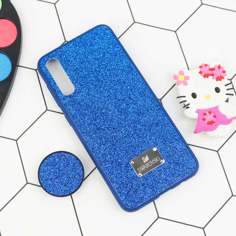 قاب شاینی Swarovski + پاپ سوکت Samsung Galaxy A50