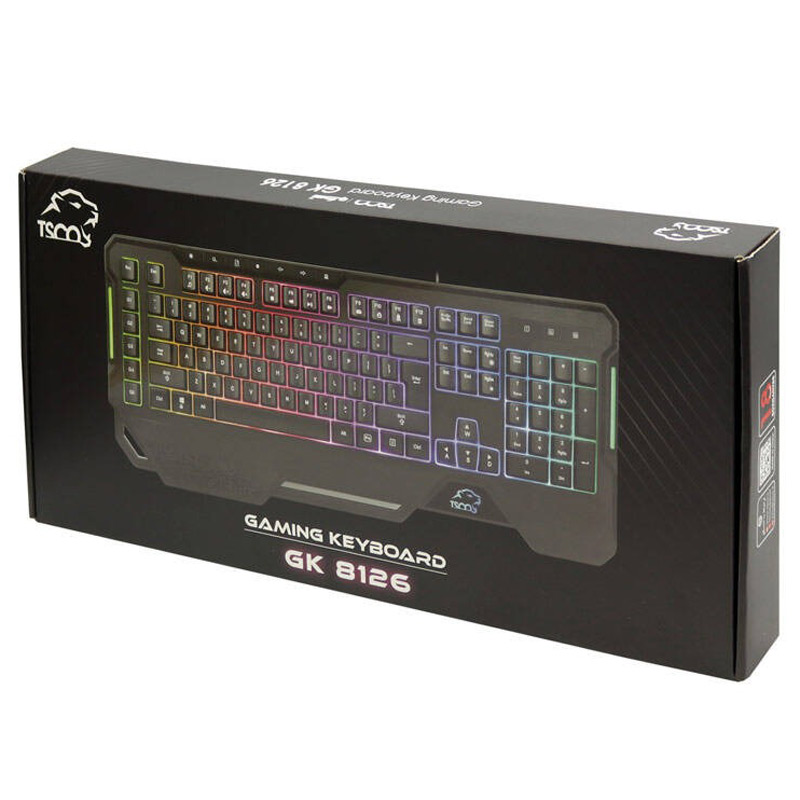 کیبورد گیمینگ تسکو GK 8126 RGB + هدیه