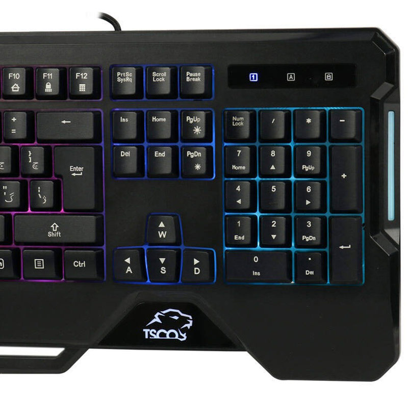 کیبورد گیمینگ تسکو GK 8126 RGB + هدیه