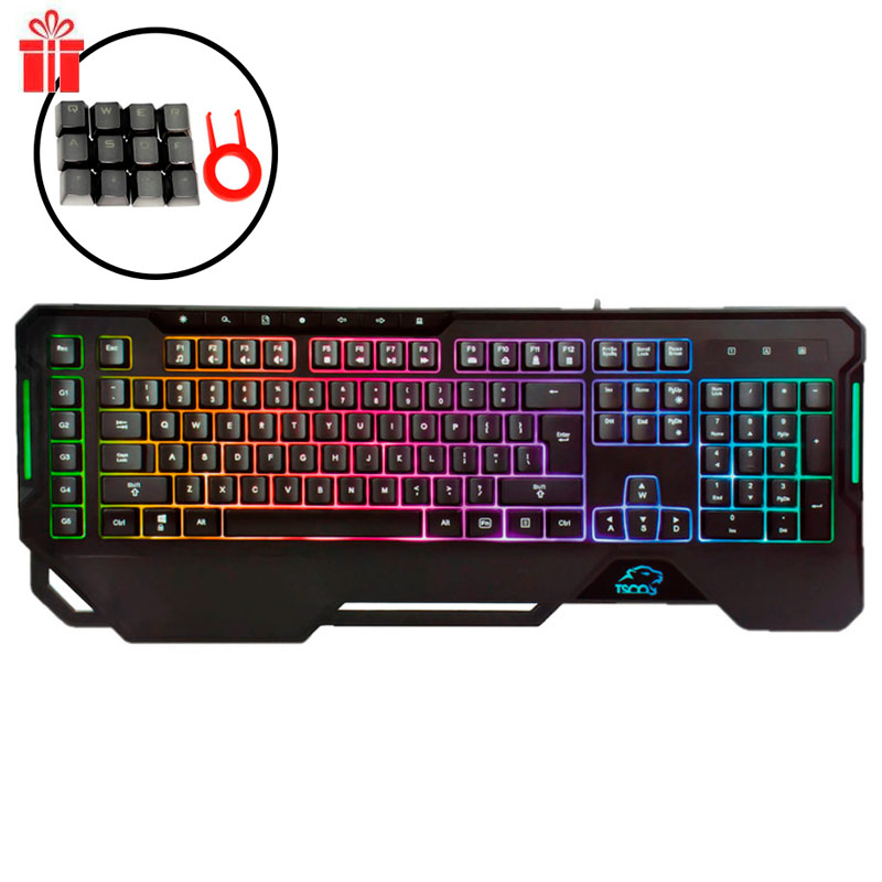 کیبورد گیمینگ تسکو GK 8126 RGB + هدیه