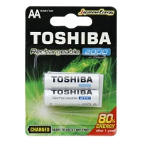 باتری دوتایی قلمی شارژی Toshiba TNH-6GME BP-2C AA 2000mAh