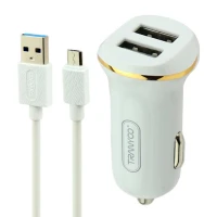 شارژر فندکی فست شارژ Tranyoo C11 C1 2.1A 10.5W + کابل میکرو یو اس بی