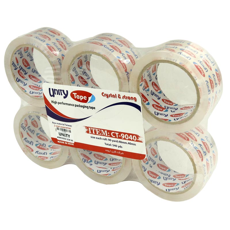 چسب پهن شیشه ای 40 میکرون Unity CT-9040 5cm