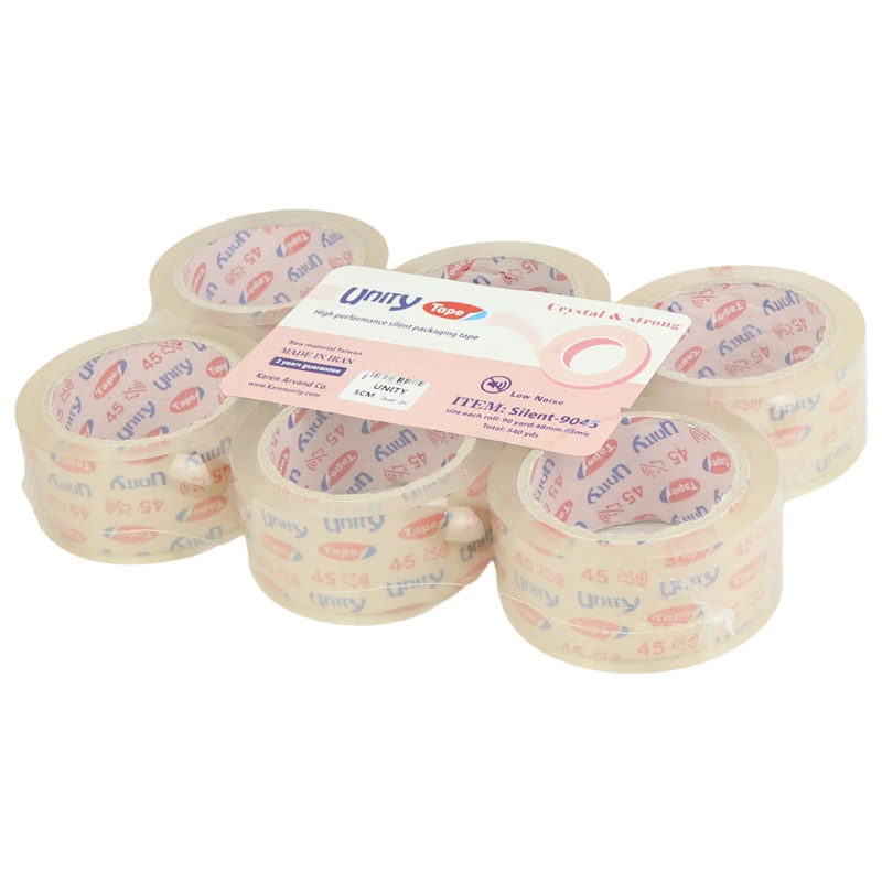 چسب پهن بی صدا شیشه ای 5 سانتی متر یونیتی Silent-9045