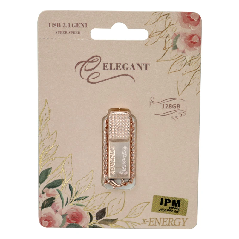 فلش 128 گیگ ایکس انرژی X-Energy Elegant USB3.1