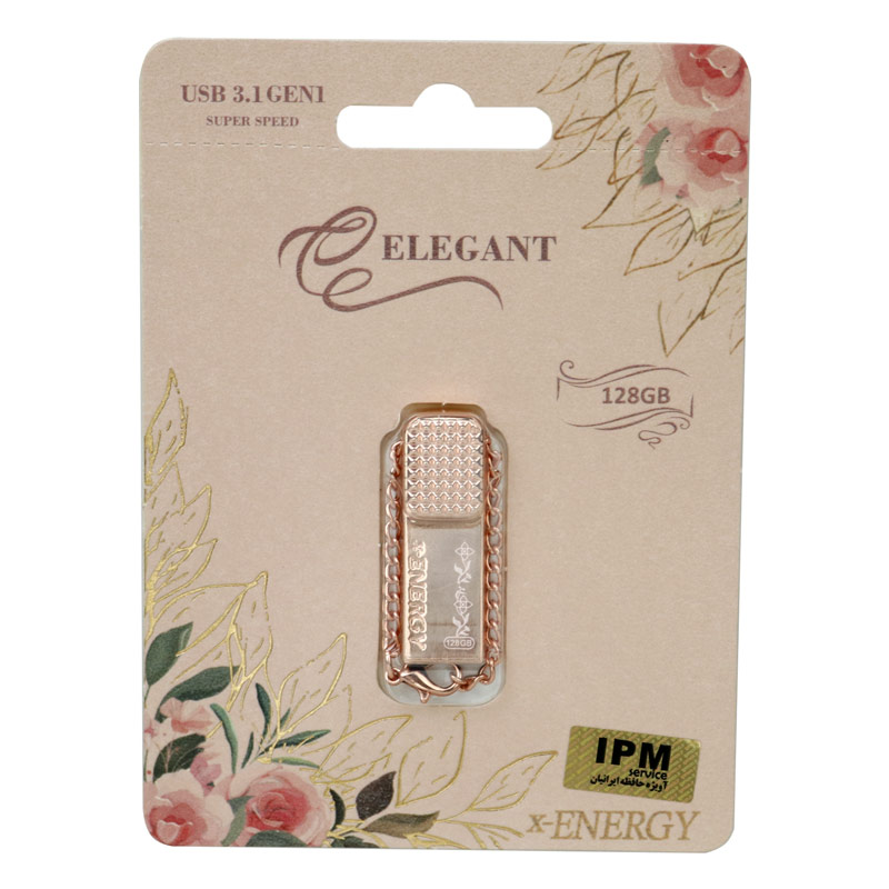 فلش 128 گیگ ایکس انرژی X-Energy Elegant USB3.1