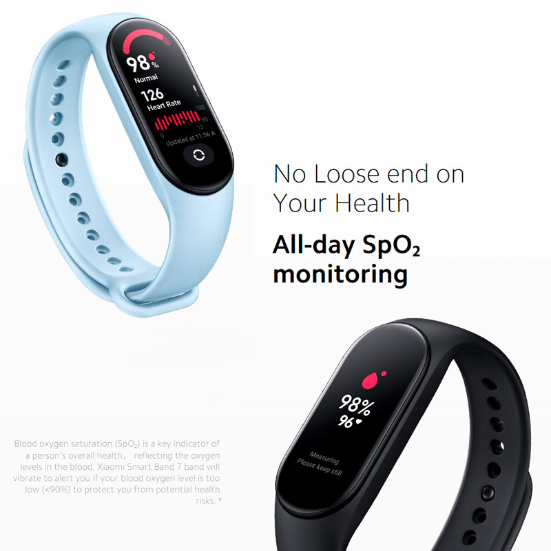 دستبند سلامتی شیائومی Xiaomi Mi Band 7 M2129B1 گلوبال
