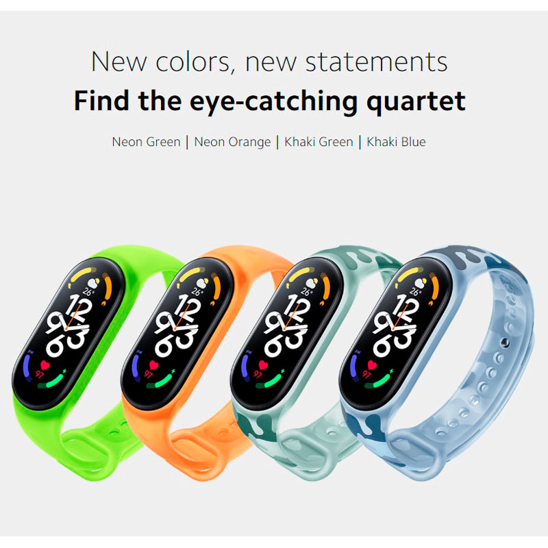دستبند سلامتی شیائومی Xiaomi Mi Band 7 M2129B1 گلوبال