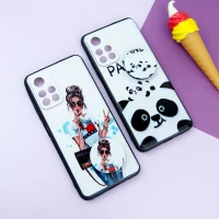 قاب فانتزی طرحدار دخترانه محافظ لنزدار + پاپ سوکت Xiaomi Poco M4 Pro 5G سری R