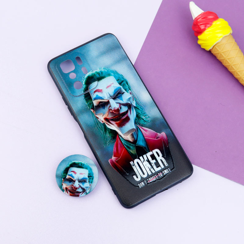 قاب فانتزی طرحدار پسرانه محافظ لنزدار + پاپ سوکت Xiaomi Poco X3 GT سری R