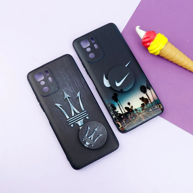 قاب فانتزی طرحدار پسرانه محافظ لنزدار + پاپ سوکت Xiaomi Poco X3 GT سری R