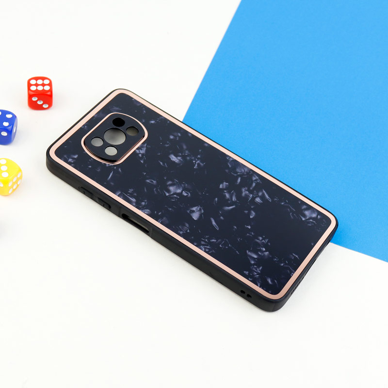 قاب محافظ لنزدار پشت گلسی طرحدار Xiaomi Poco X3 سری A