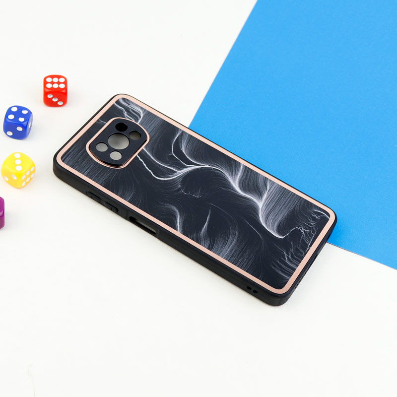 قاب محافظ لنزدار پشت گلسی طرحدار Xiaomi Poco X3 سری A