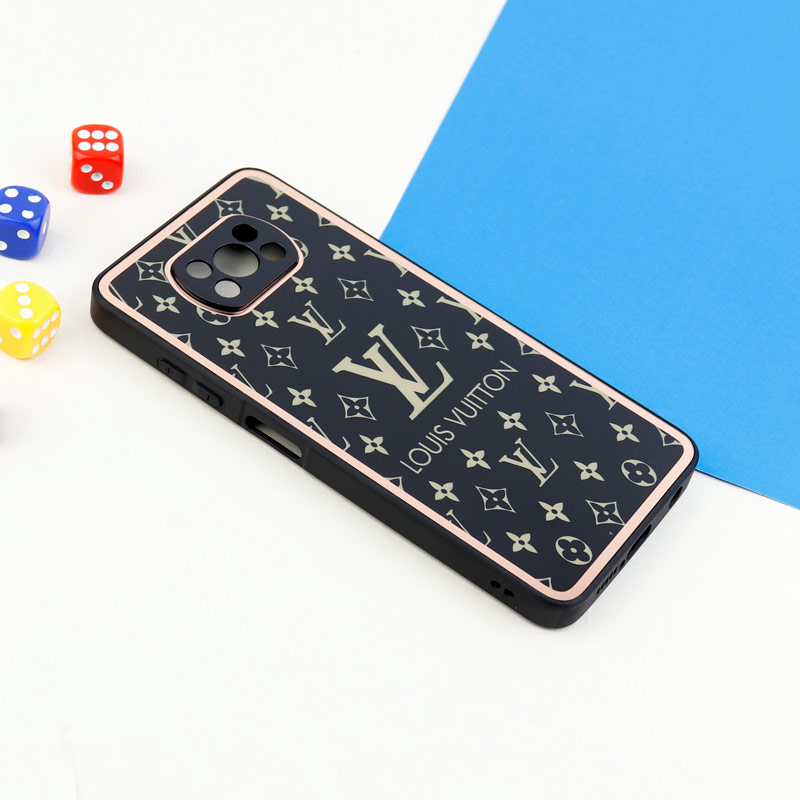 قاب محافظ لنزدار پشت گلسی طرحدار Xiaomi Poco X3 سری A