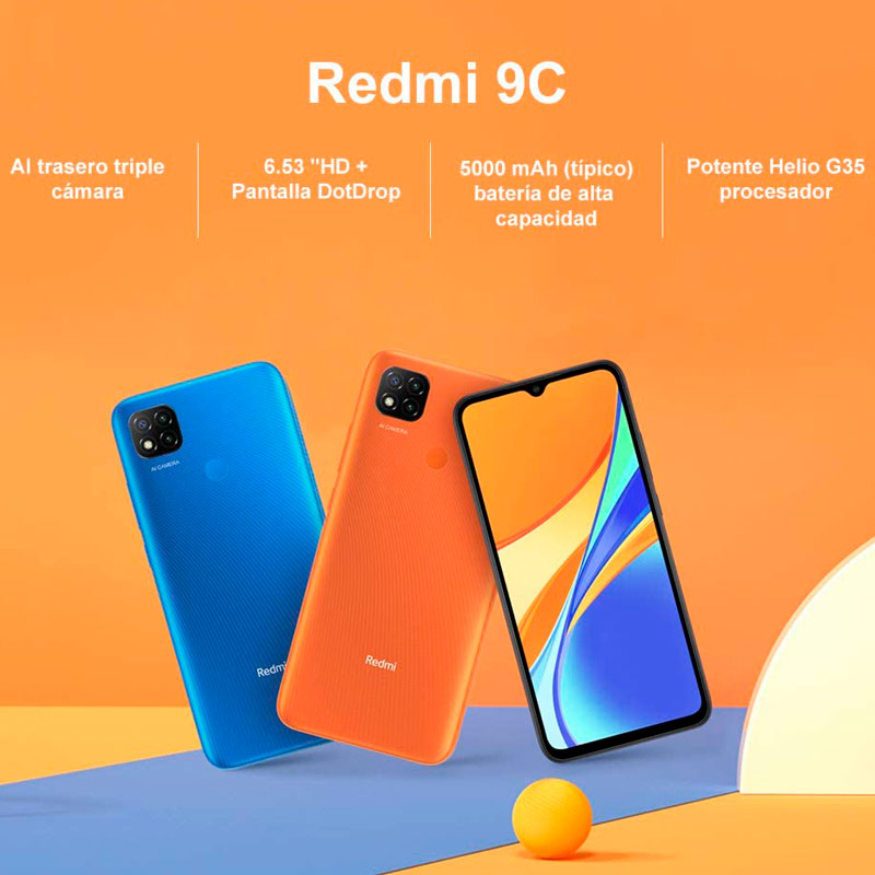 گوشی موبایل شیائومی Xiaomi Redmi 9C Dual Sim ظرفیت 32 گیگابایت و رم 2 گیگابایت
