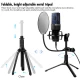 میکروفون کندانسور و پایه لرزشگیر Yanmai Micpro X1 + پاپ فیلتر