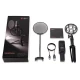 میکروفون کندانسور و پایه لرزشگیر Yanmai Micpro X1 + پاپ فیلتر