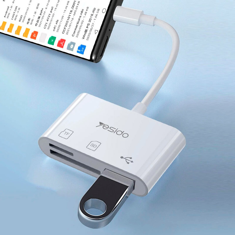 رم ریدر Yesido GS16 USB3.0 OTG Type-C