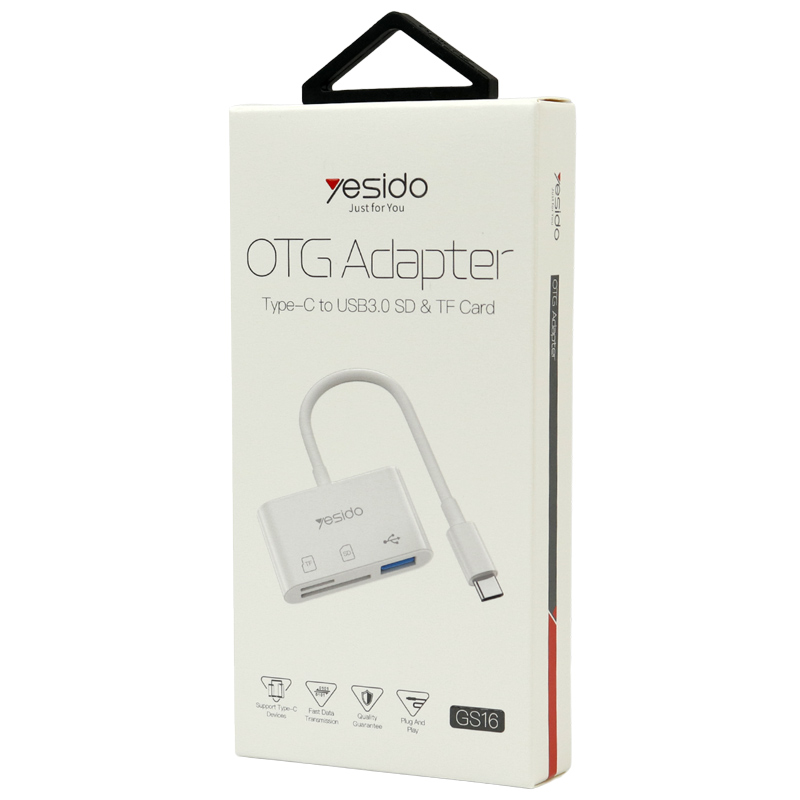 رم ریدر Yesido GS16 USB3.0 OTG Type-C