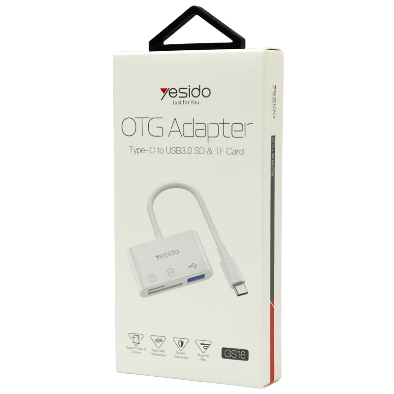 رم ریدر Yesido GS16 USB3.0 OTG Type-C