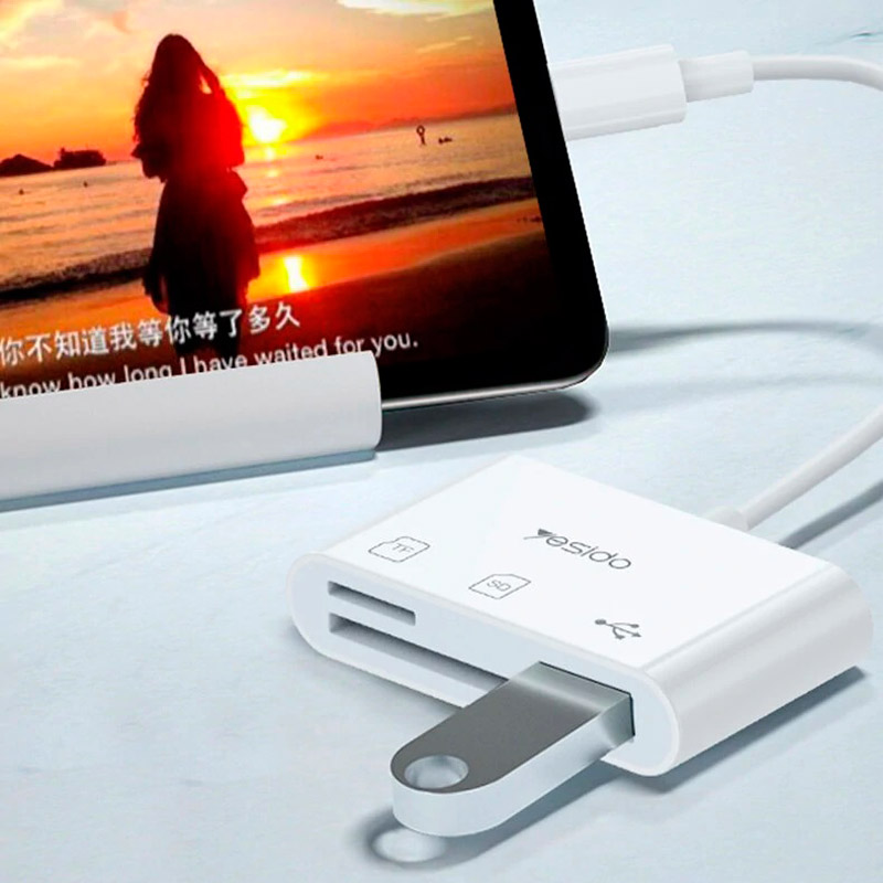 رم ریدر Yesido GS16 USB3.0 OTG Type-C