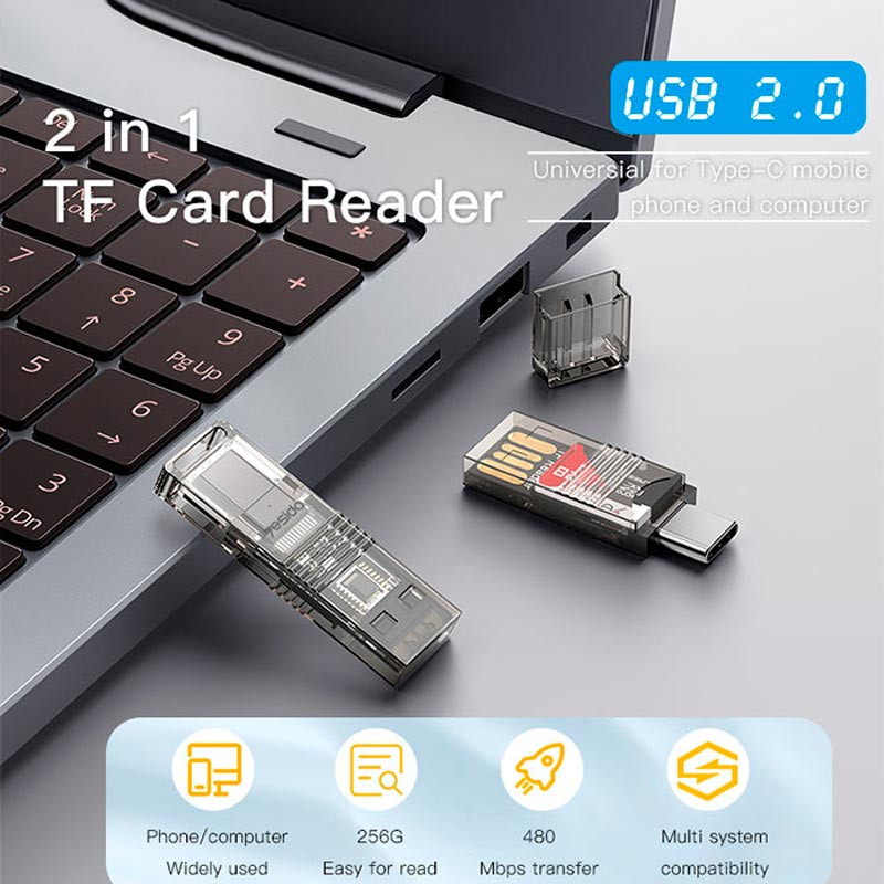 رم ریدر Yesido GS21 USB OTG Type-C