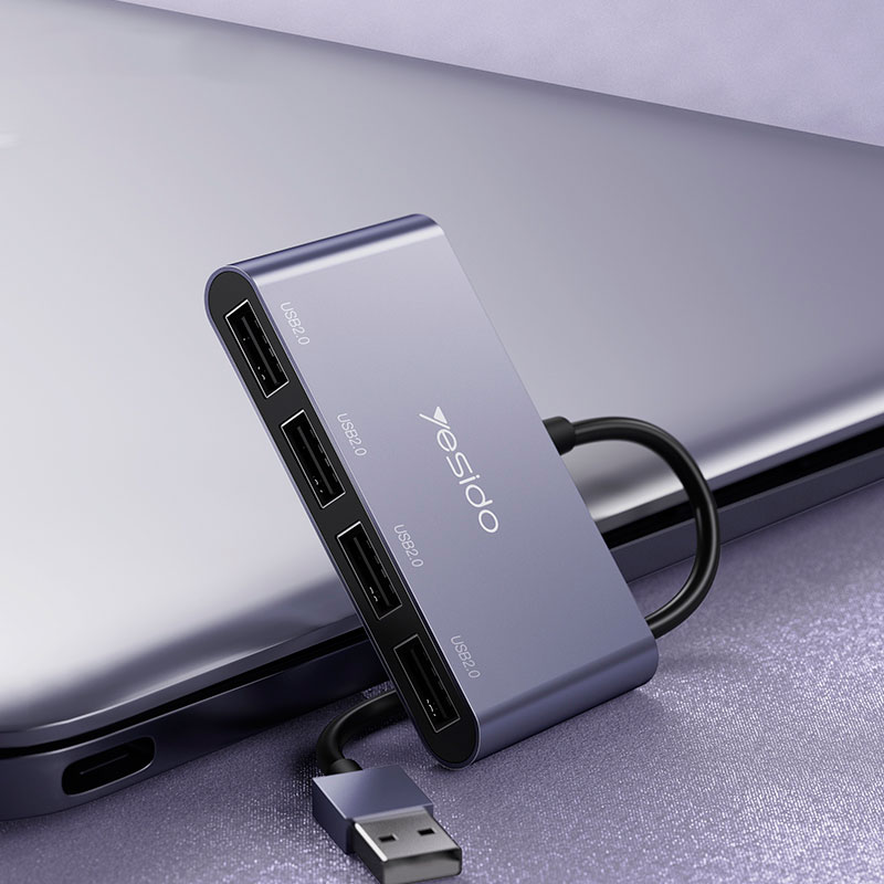 هاب 4 پورت USB2.0 یسیدو HB12