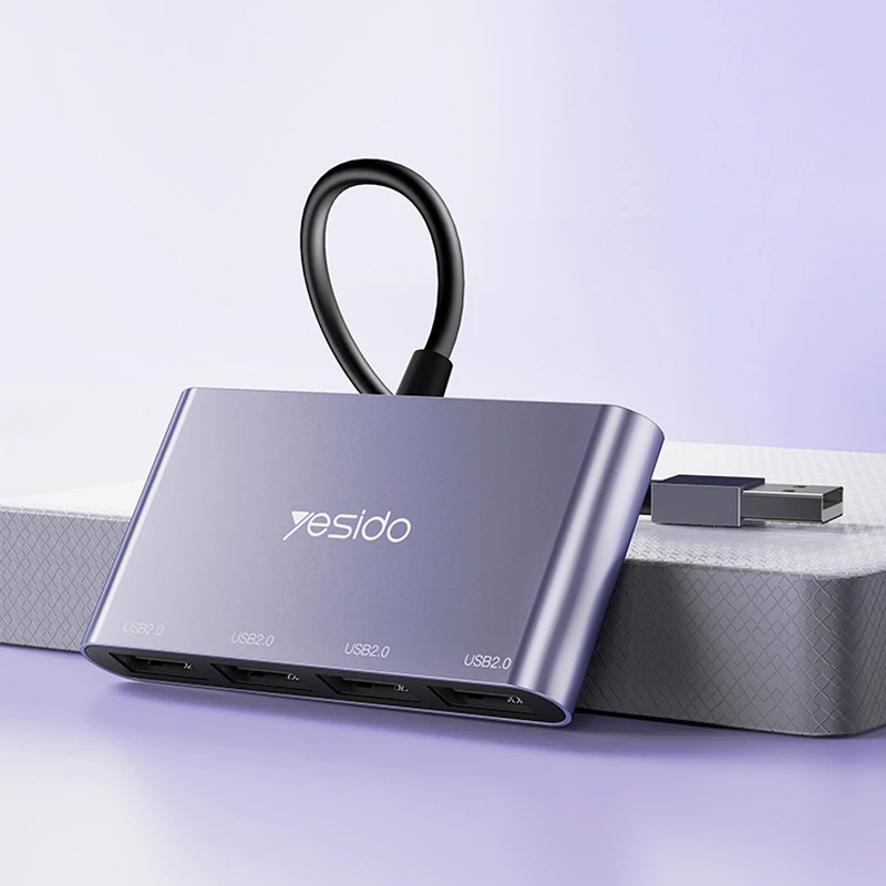 هاب 4 پورت USB2.0 یسیدو HB12