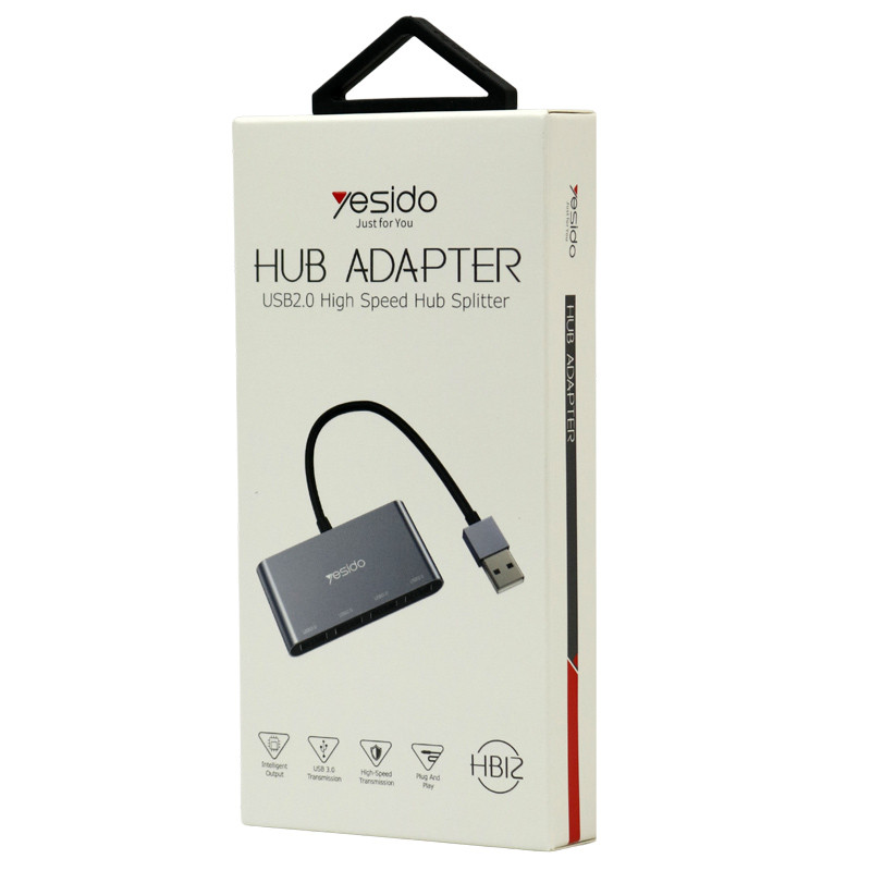 هاب 4 پورت USB2.0 یسیدو HB12