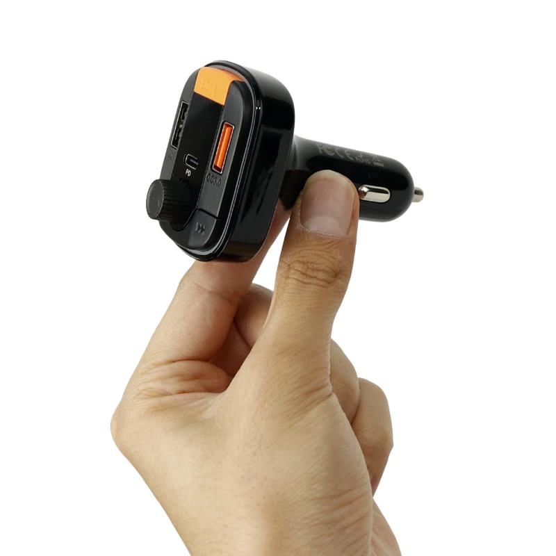 شارژر فندکی + FM Player بلوتوثی Yesido Y45 QC3.0 PD 43W