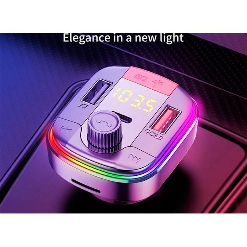 شارژر فندکی + FM Player بلوتوثی Yesido Y45 QC3.0 PD 43W