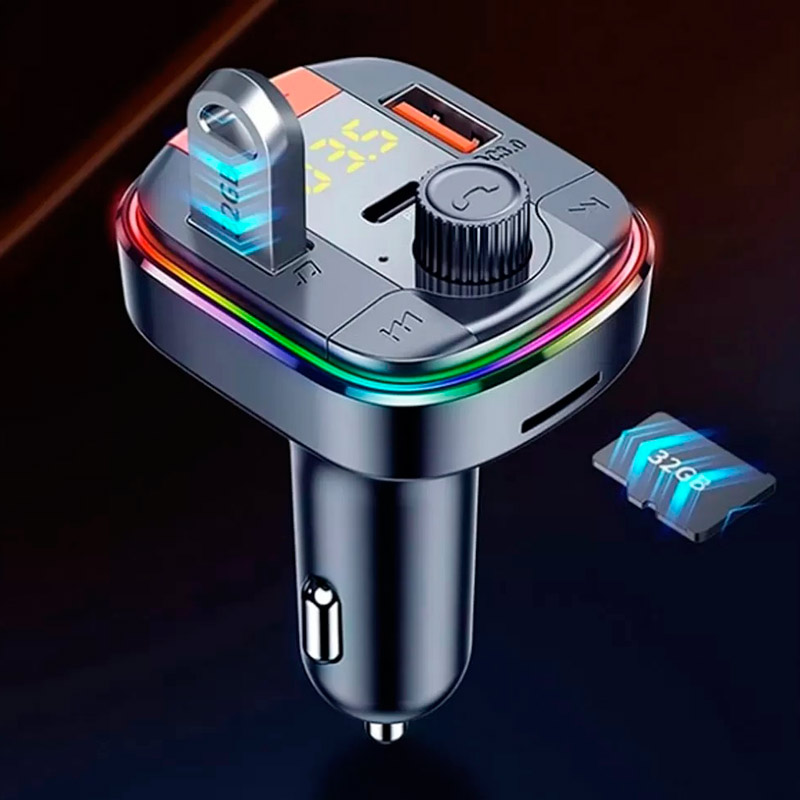 شارژر فندکی + FM Player بلوتوثی Yesido Y45 QC3.0 PD 43W