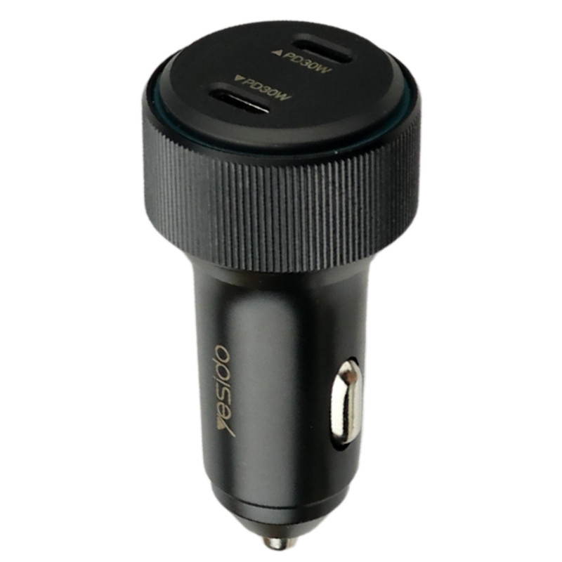 شارژر فندکی فست شارژ Yesido Y48 3A PD 60W