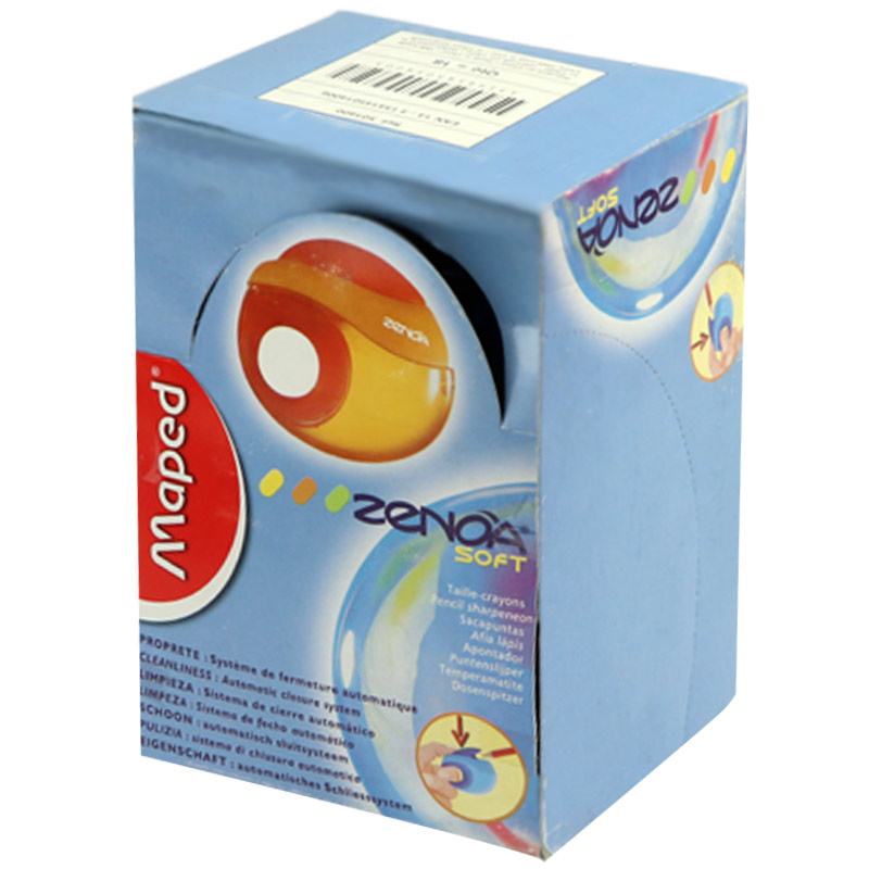 تراش پلاستیکی Zenoa Maped بسته 18 عددی