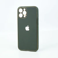 قاب چرمی My Case محافظ لنزدار iPhone 12 Pro Max یشمی