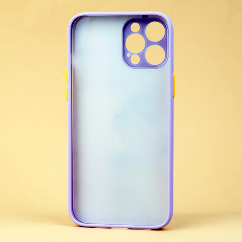 قاب ماربل طرحدار محافظ لنزدار + پاپ سوکت iPhone 12 Pro Max