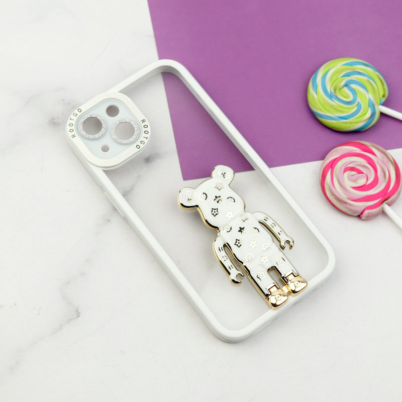 قاب شفاف LV Tedi محافظ لنزدار iPhone 13