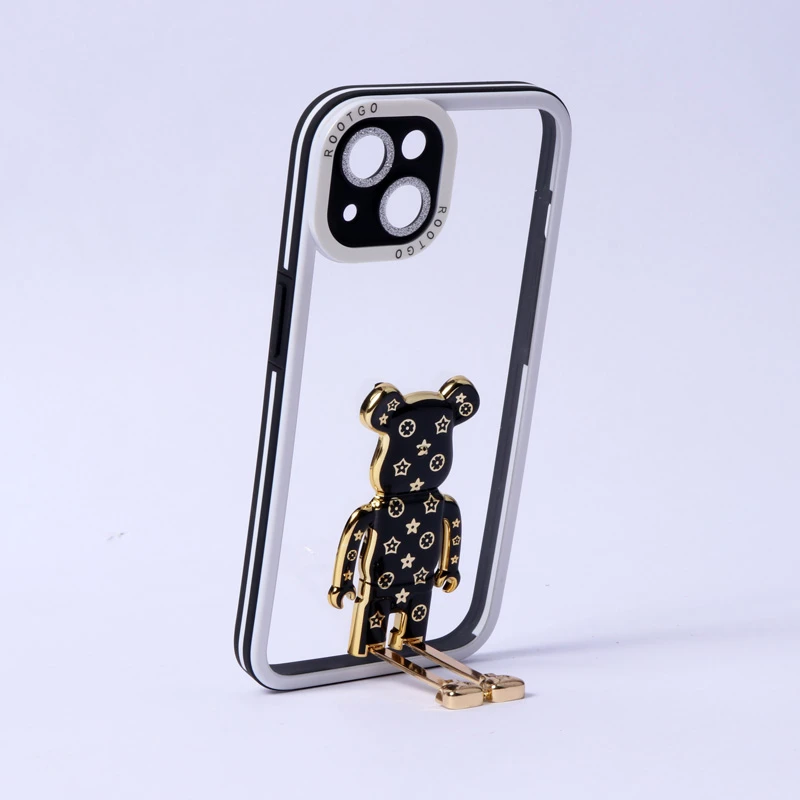 قاب شفاف LV Tedi محافظ لنزدار iPhone 13