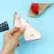 قاب براق My Case طرح برگ محافظ لنزدار iPhone 13 صورتی