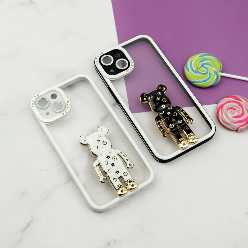 قاب شفاف LV Tedi محافظ لنزدار iPhone 13