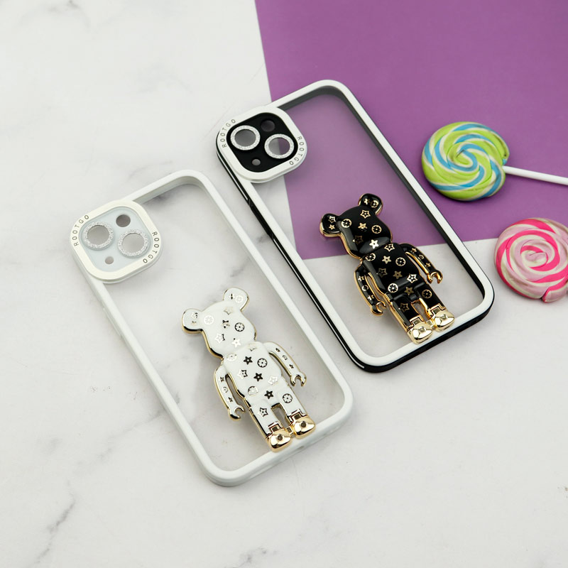 قاب شفاف LV Tedi محافظ لنزدار iPhone 13